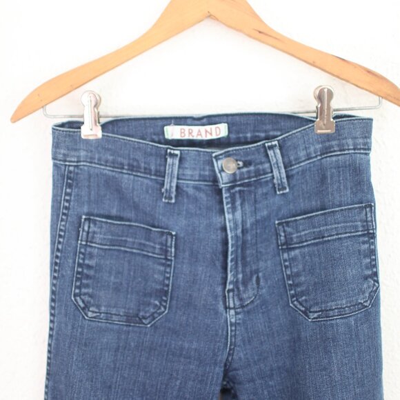 J Brand Bette mystery sailor boot cut wide leg jeans size 25 - Picture 2 of 5